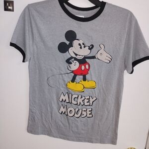 Mickey Grey Shirt Large Womens